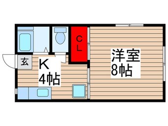 間取図 パルメゾン北野