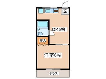 間取図 メゾンイワタ