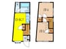 大泉町一戸建 2DKの間取り