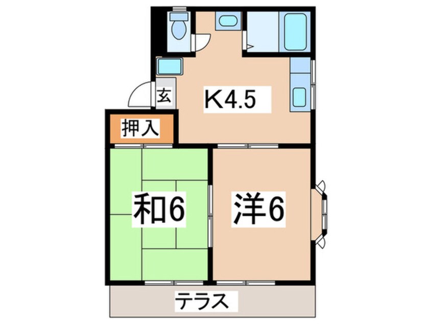 間取図 サンプラザ金沢文庫