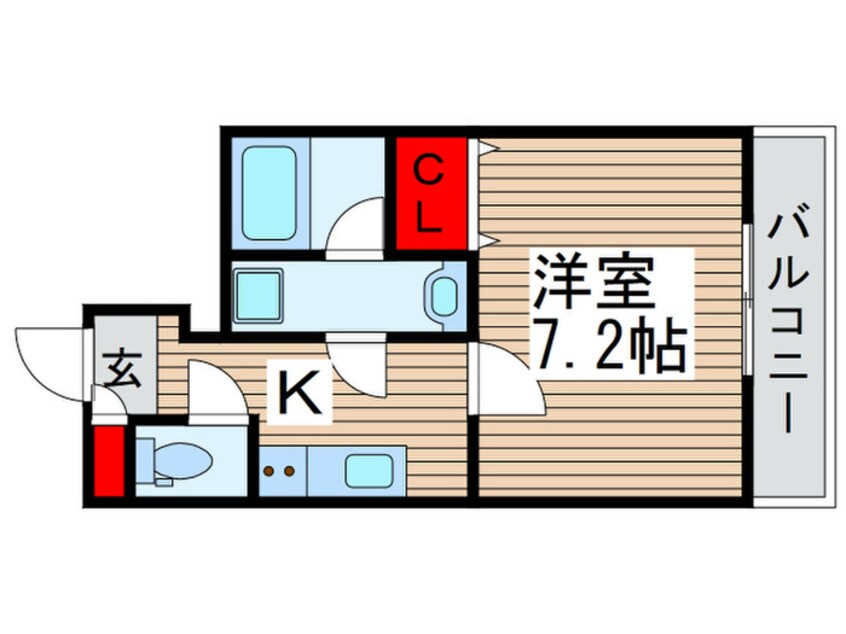 間取図 ルレーブ南柏