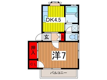 間取図 ラ－ク太田窪