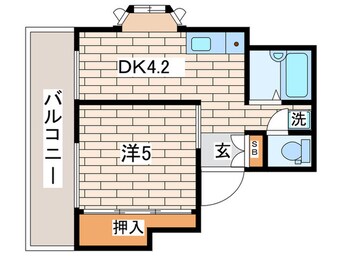 間取図 シャレ－ド蒔田