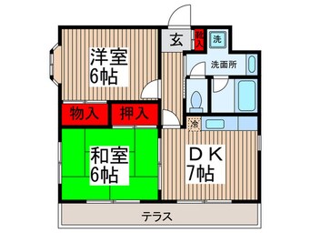 間取図 カ－サヴィアンカ