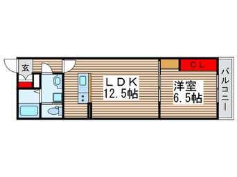 間取図 ディーローブル南柏