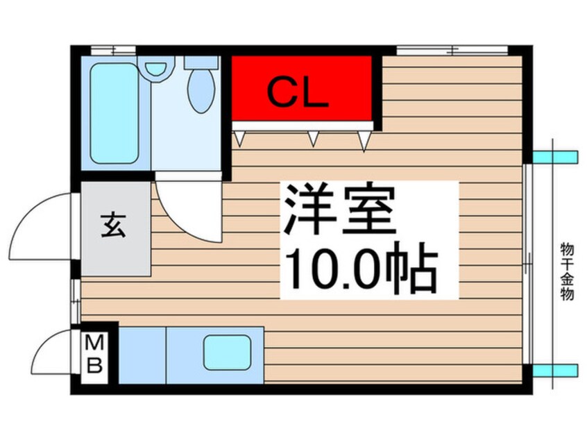 間取図 河田ビル