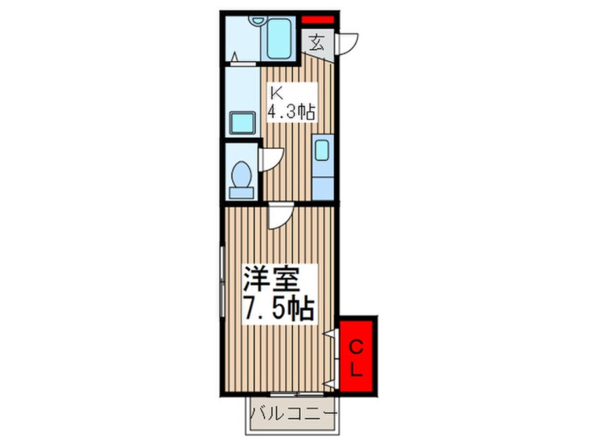 間取図 サンライズ武蔵浦和