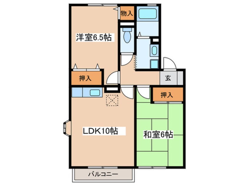 間取図 グリ－ンパレス