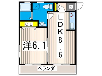 間取図 メゾン・ド・エスポワール磯子