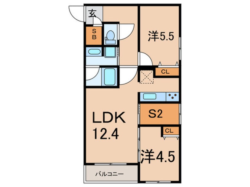 間取図 アジュールテラス目黒祐天寺