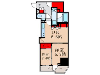 間取図 ザ・パークハビオ新中野