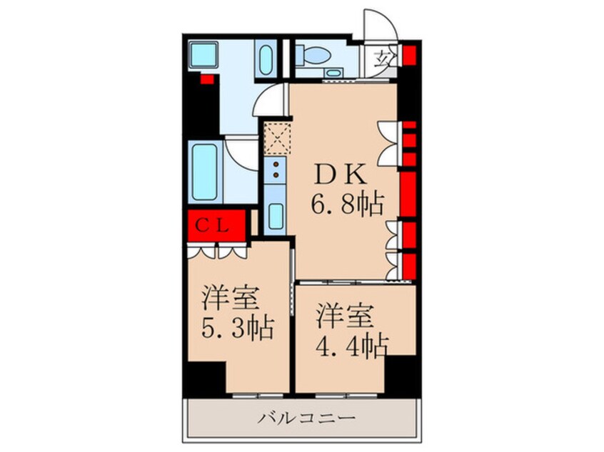 間取図 ザ・パークハビオ新中野