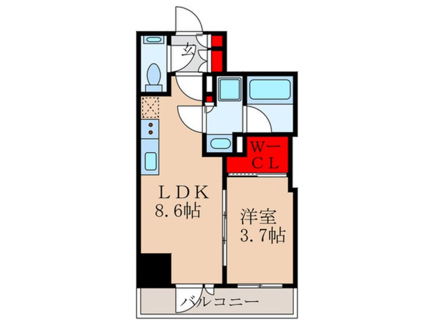 間取図 ザ・パークハビオ新中野