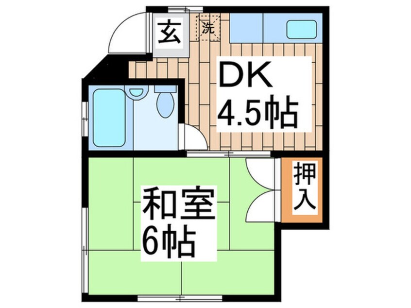 間取図 横溝荘