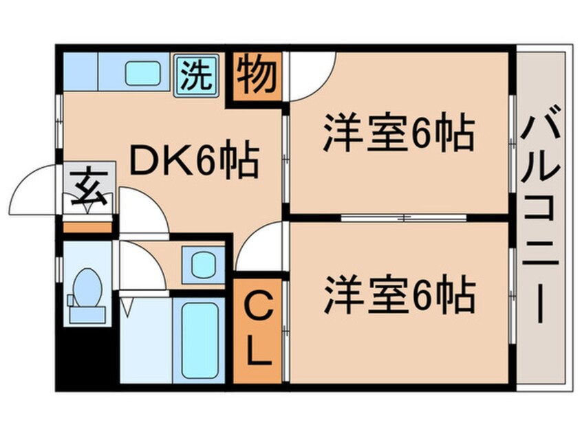 間取図 メゾン鈴木