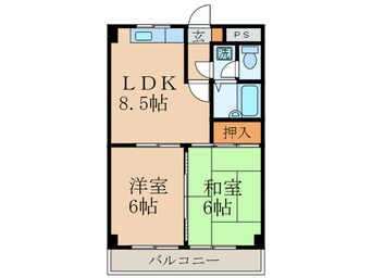 間取図 ホワイトシャトレ－