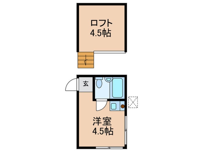 間取り図 ロフト高津