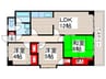 西葛西田中ビル 3LDKの間取り