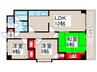 西葛西田中ビル 3LDKの間取り