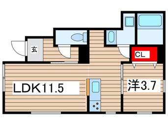 間取図 リーブルファイン大森台