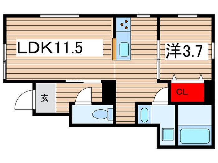 間取り図 リーブルファイン大森台