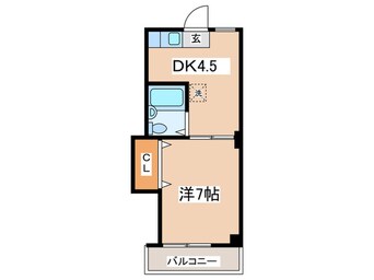 間取図 京浜都市ビル