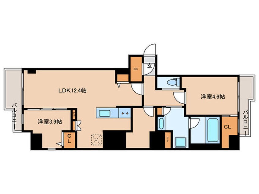 間取図 レジディア板橋本町プレイス