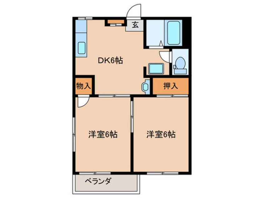 間取図 Ｄ＋ＳＴＹＬＥサンハイツ