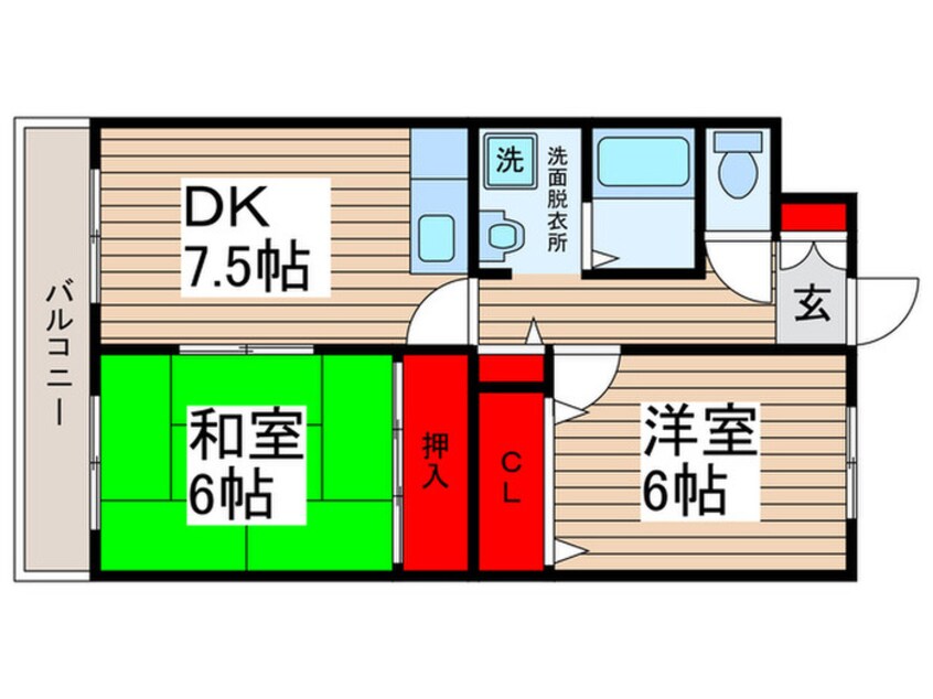 間取図 フラワーベル