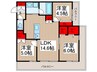 Mayfair 3LDKの間取り