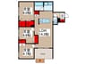 Mayfair 3LDKの間取り