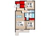 Mayfair 2LDKの間取り
