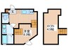 夢のヴィオレット 1Rの間取り
