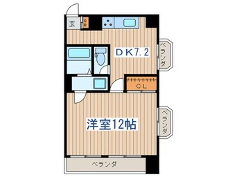 間取図 阿佐ヶ谷ﾀﾞｲﾔﾓﾝﾄﾞﾏﾝｼｮﾝ（501）