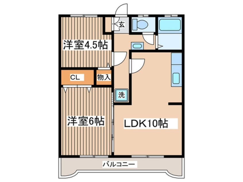 間取図 アネックスクレ－ル
