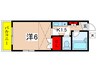 リヨンハイム百合丘 1Kの間取り