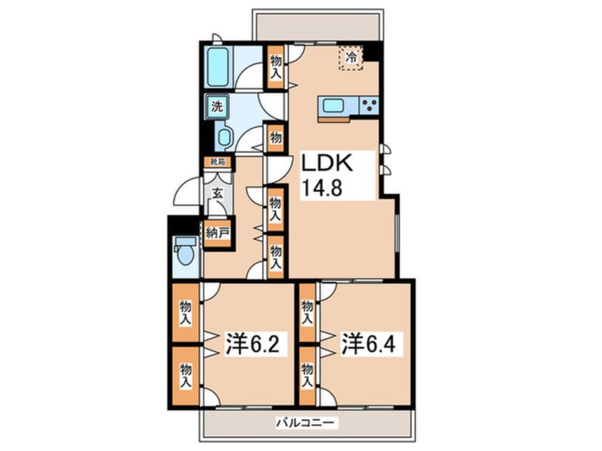 間取図 大倉山弐番館