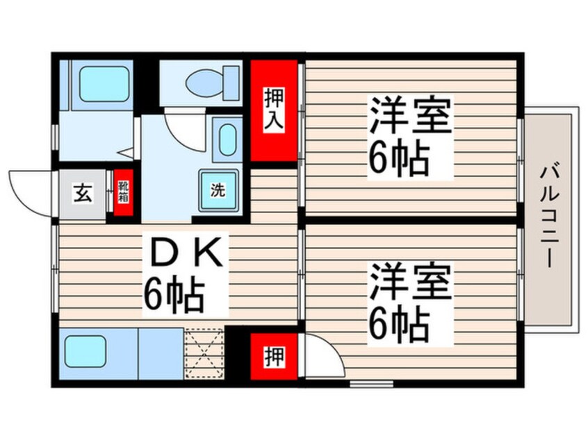 間取図 グリ－ンラ－ク