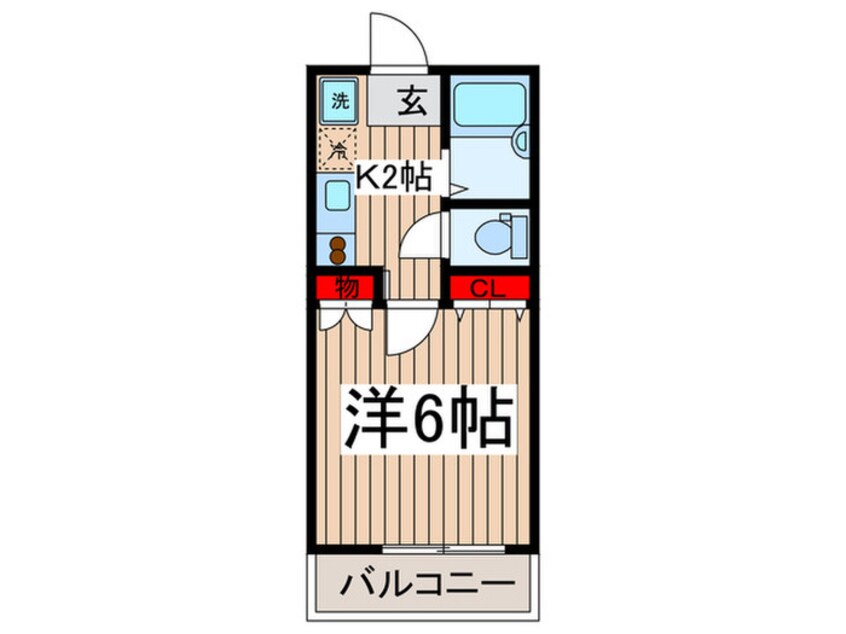 間取図 ティアラ御徒町