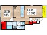 クレールＡ 1LDKの間取り