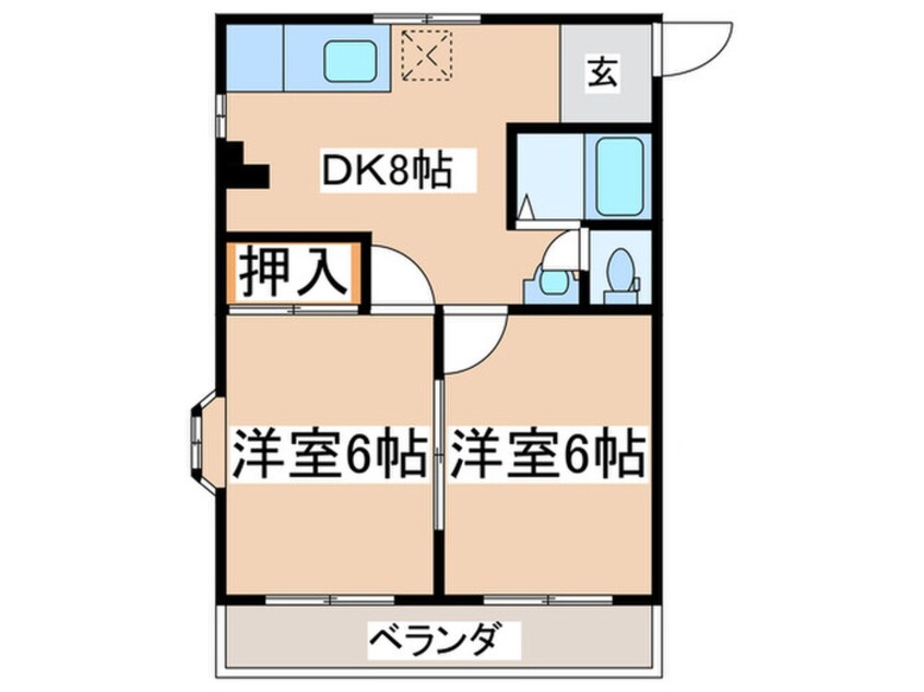 間取図 メゾンフローラル