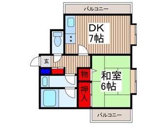 間取図 イーグル東所沢