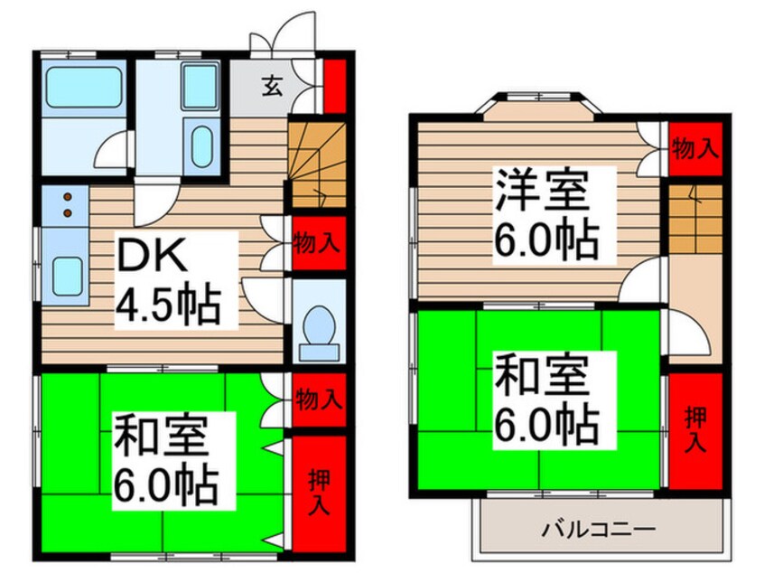 間取図 第1小林ハイツ