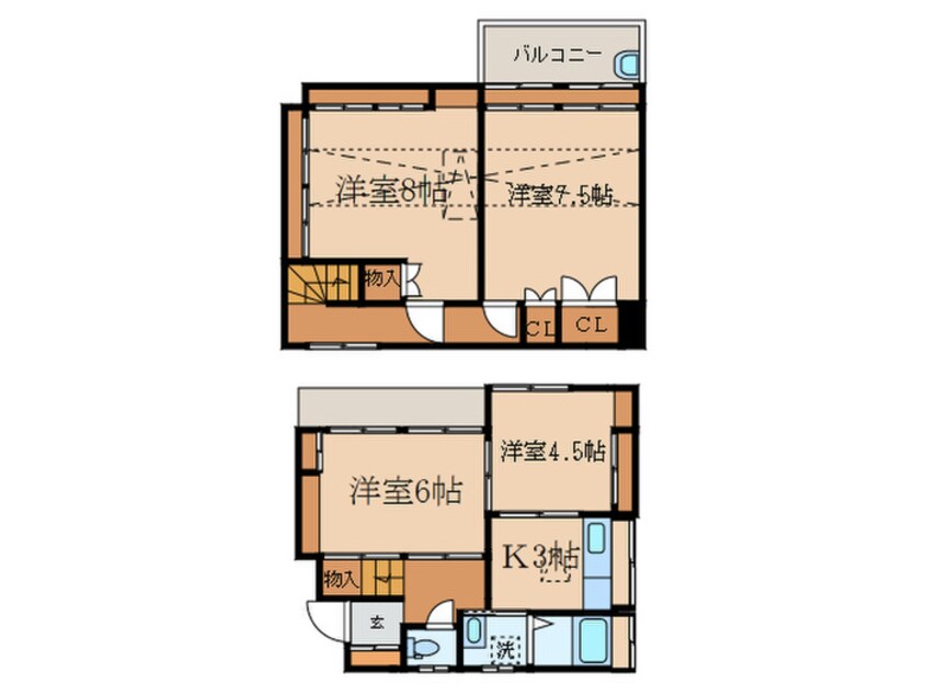 間取図 野寺一戸建