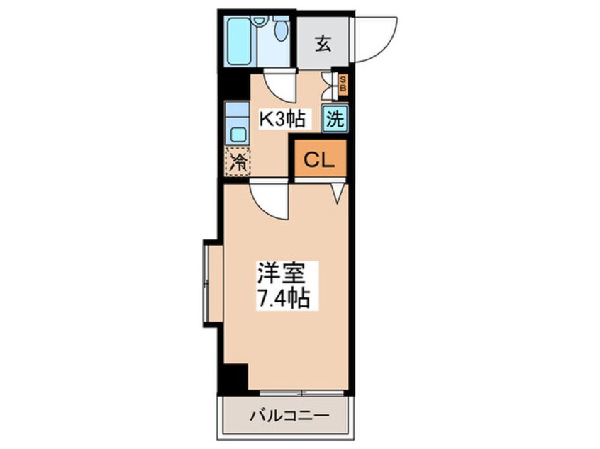 間取図 ライオンズマンション立石(207)