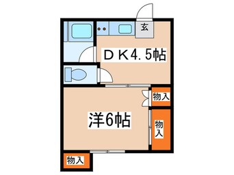 間取図 コーポ光栄