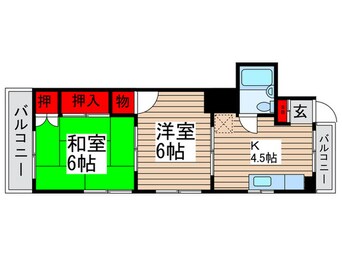 間取図 桃林ハイツ