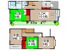 東平賀戸建 4LDKの間取り