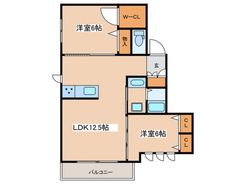 間取図 Ｖｅｒｄｉｅｒ