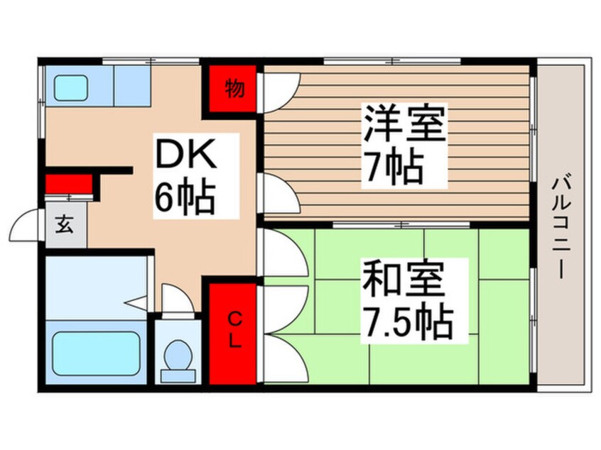 間取図 第三TYハイツ